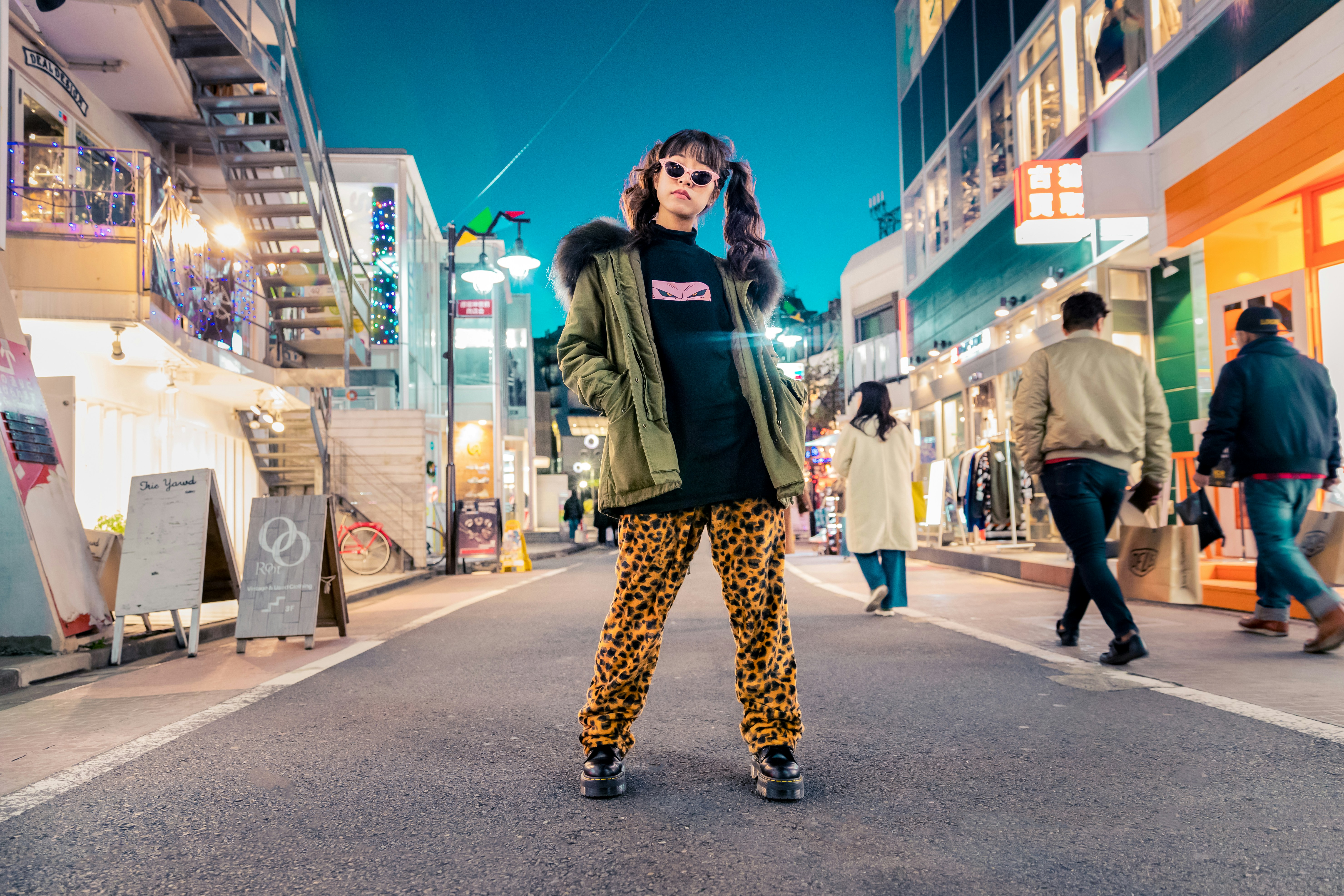 Girl in Street